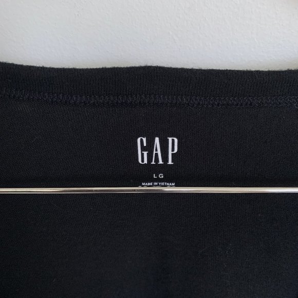 GAP Dolman Sleeve cuffed scoopneck Cotton T-Shirt Large - Picture 3 of 6